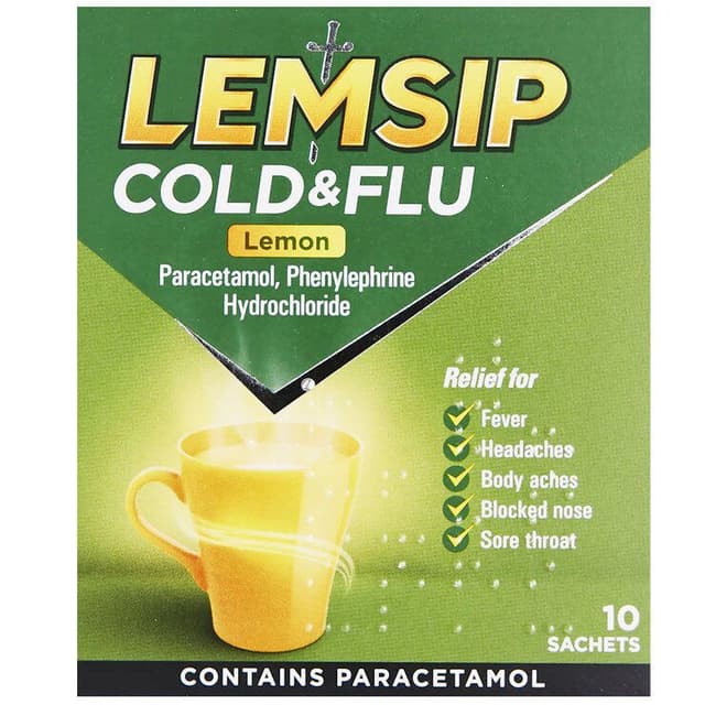 Lemsip Cold & Flu, Lemon
